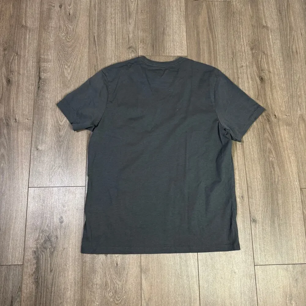 J.Crew Broken-In Pocket Tee Mens Large Gray Cotton Crew Neck Short Sleeve Casual